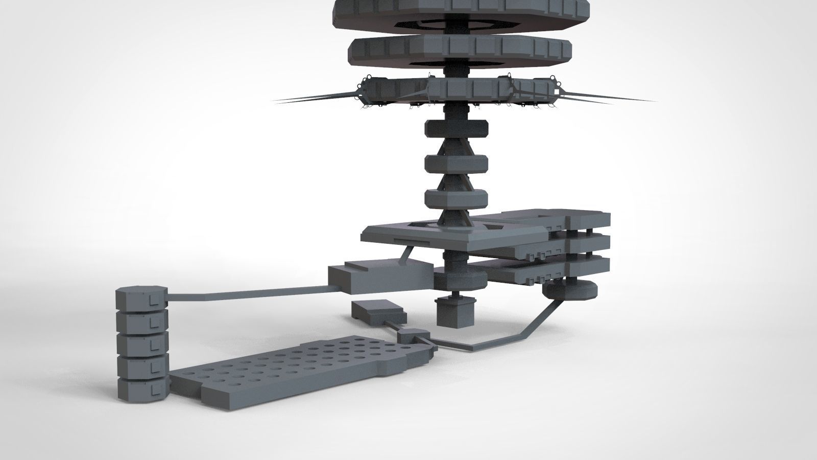 resident evil the hive 3D model_10