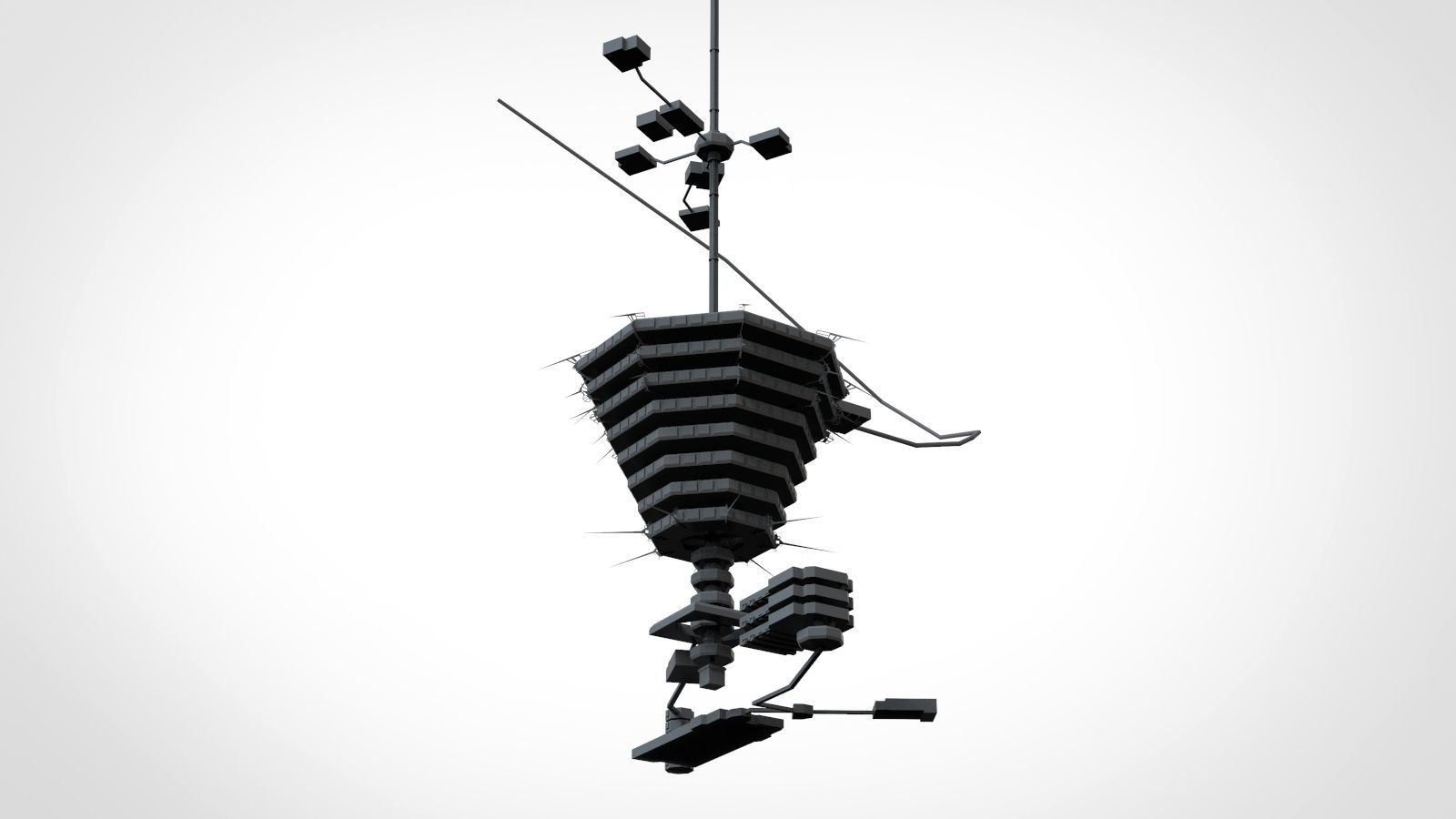 resident evil the hive 3D model_3