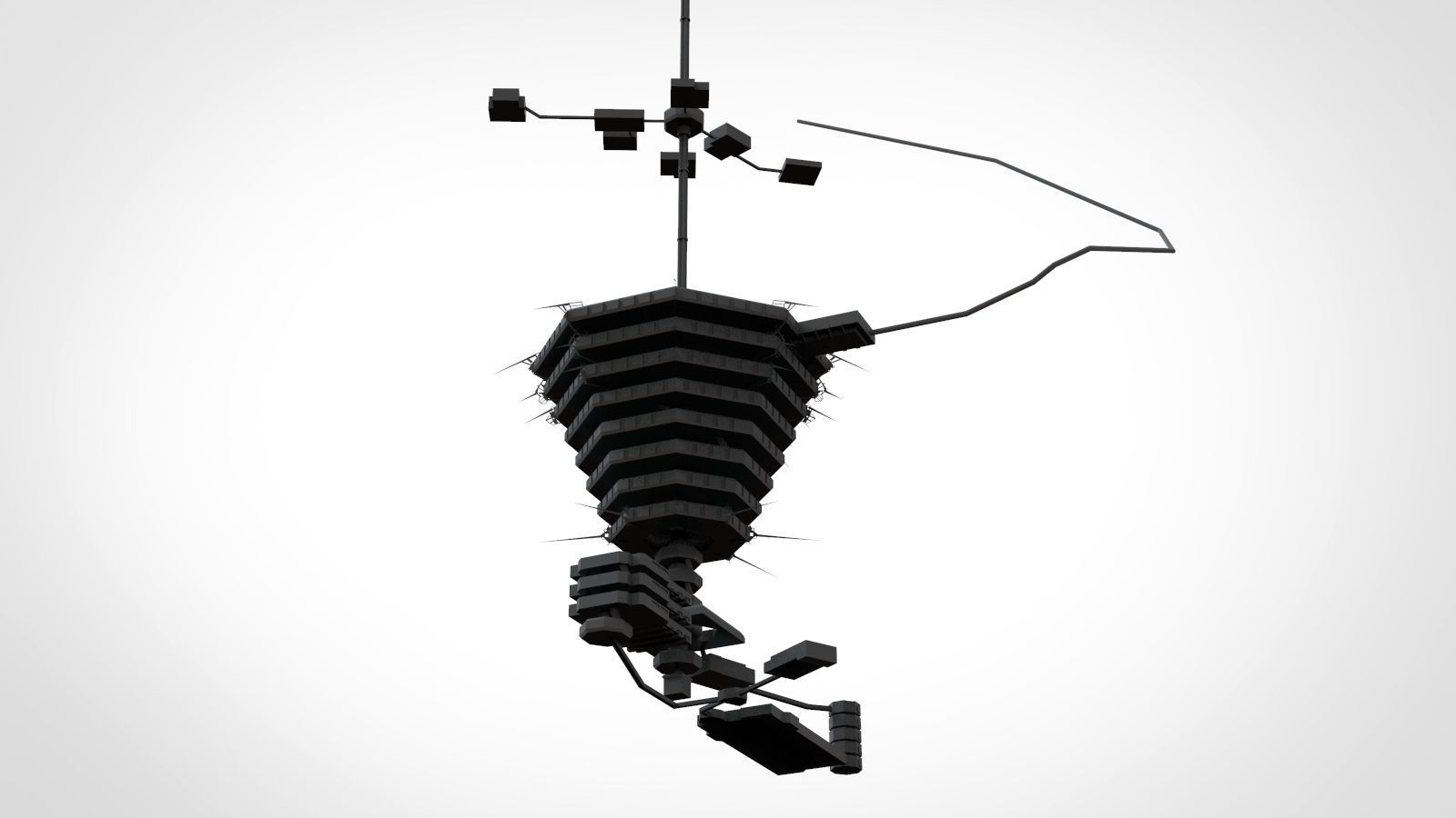 resident evil the hive 3D model_4