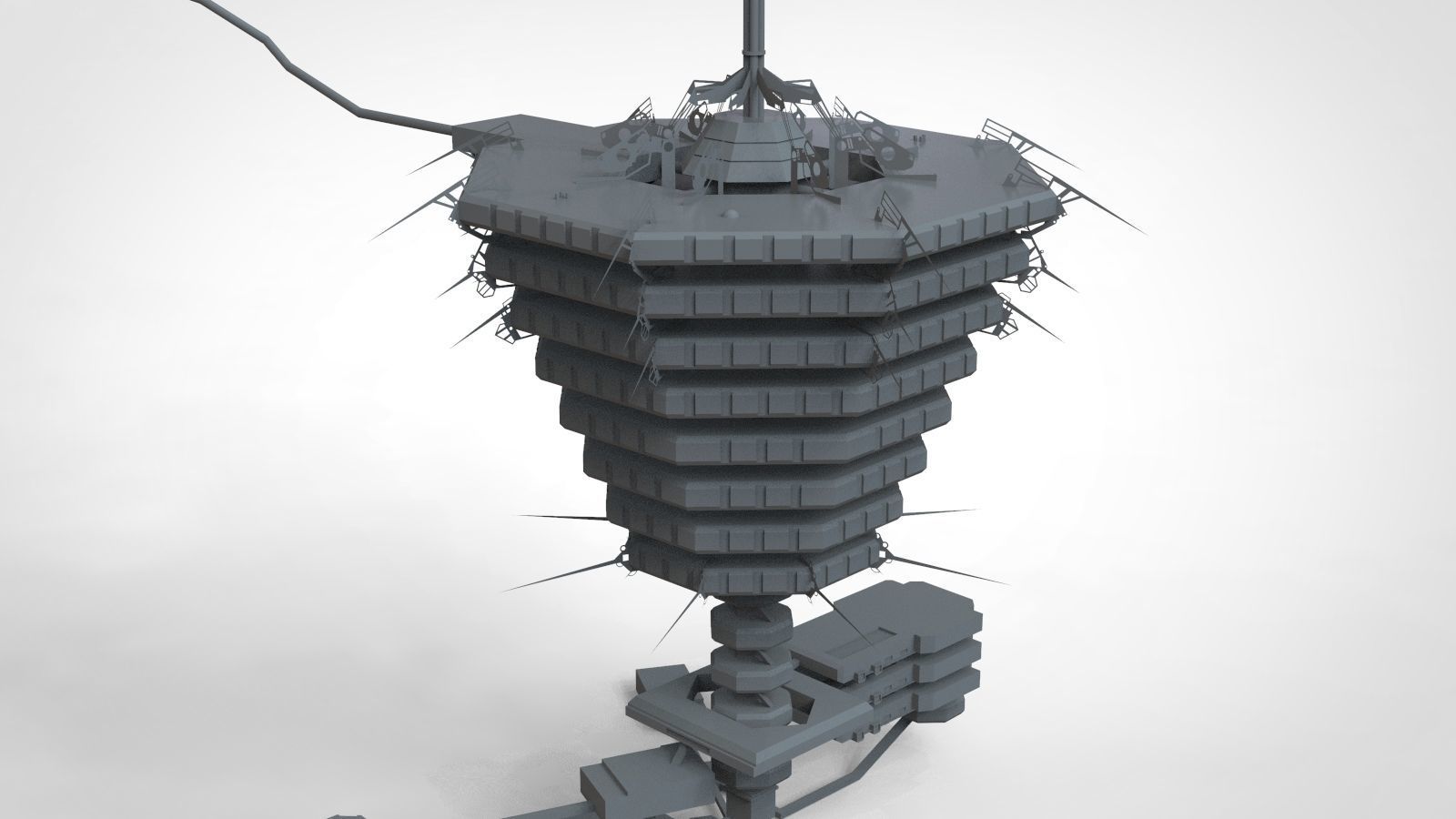 resident evil the hive 3D model_8