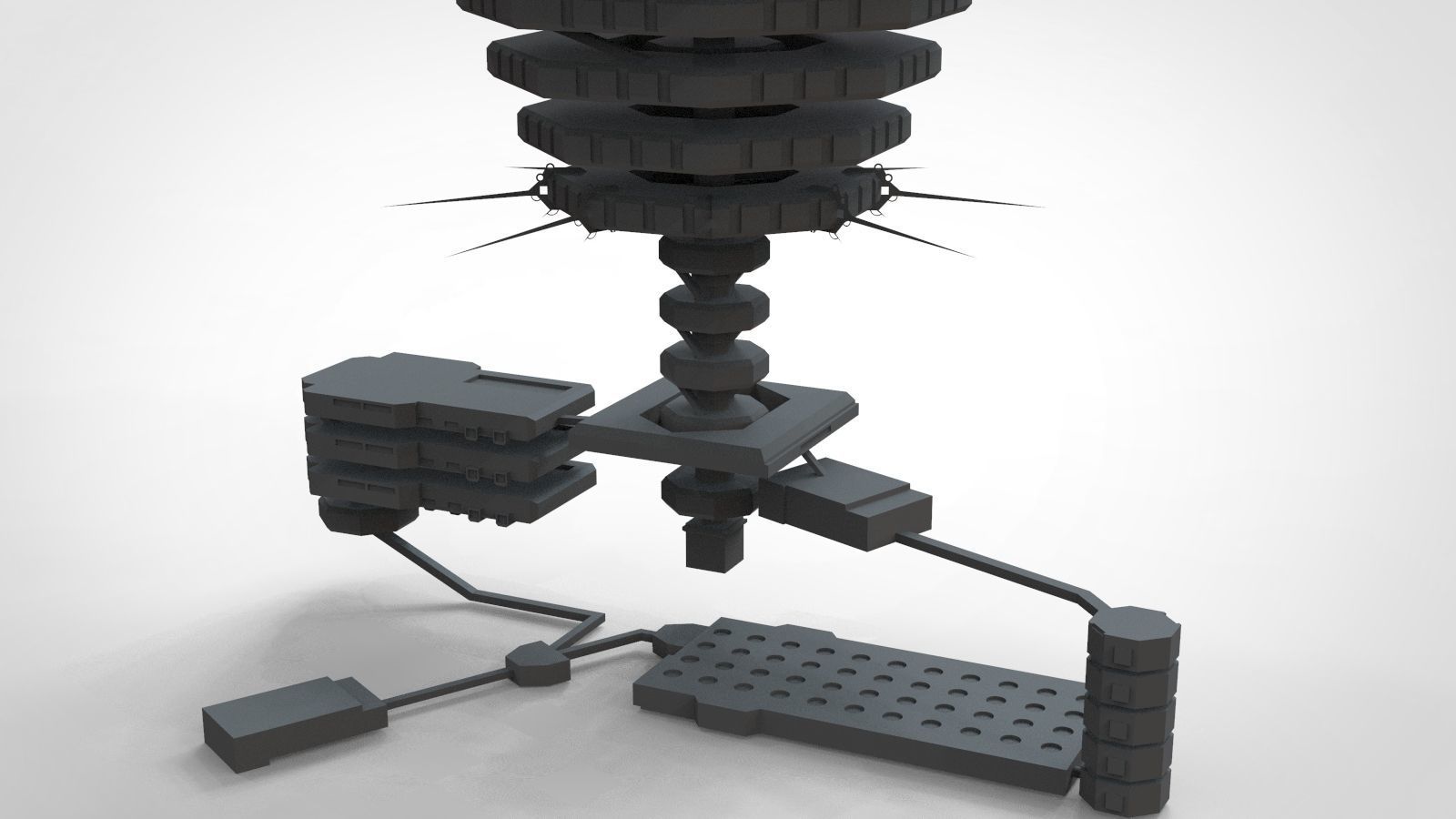 resident evil the hive 3D model_11