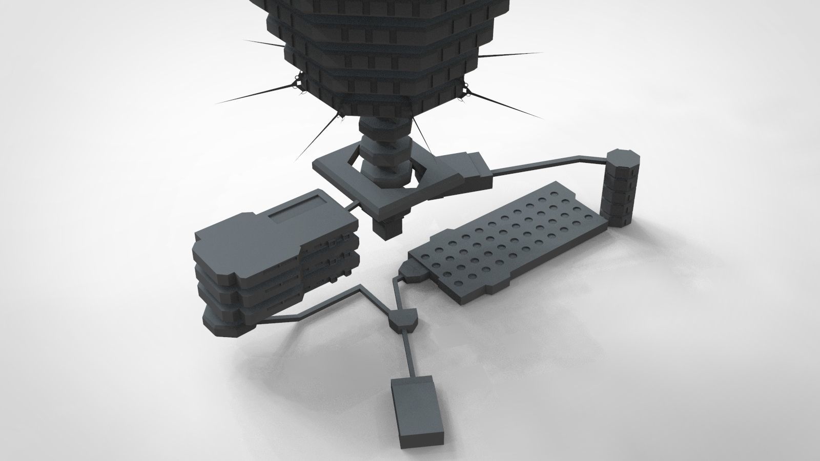 resident evil the hive 3D model_15