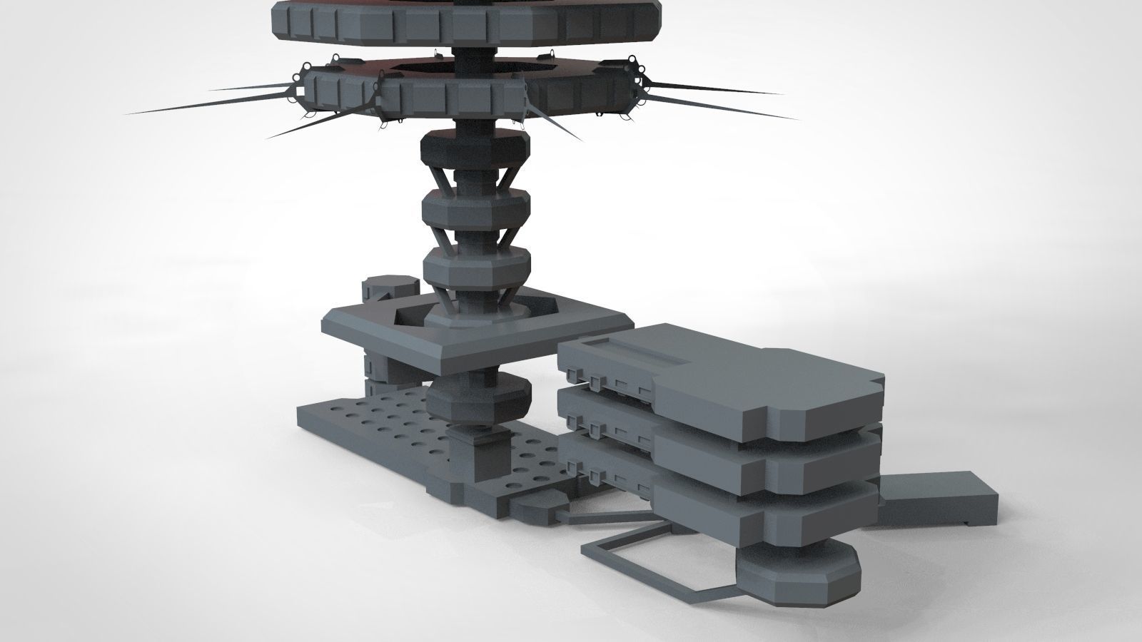 resident evil the hive 3D model_16