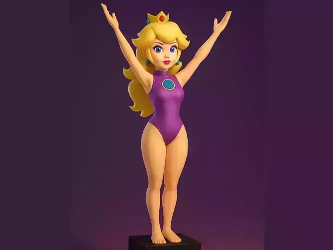 Princess Peach gymnastics