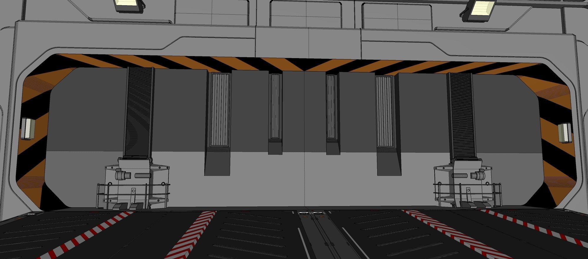 sci-fi architecture 1 3D model_31