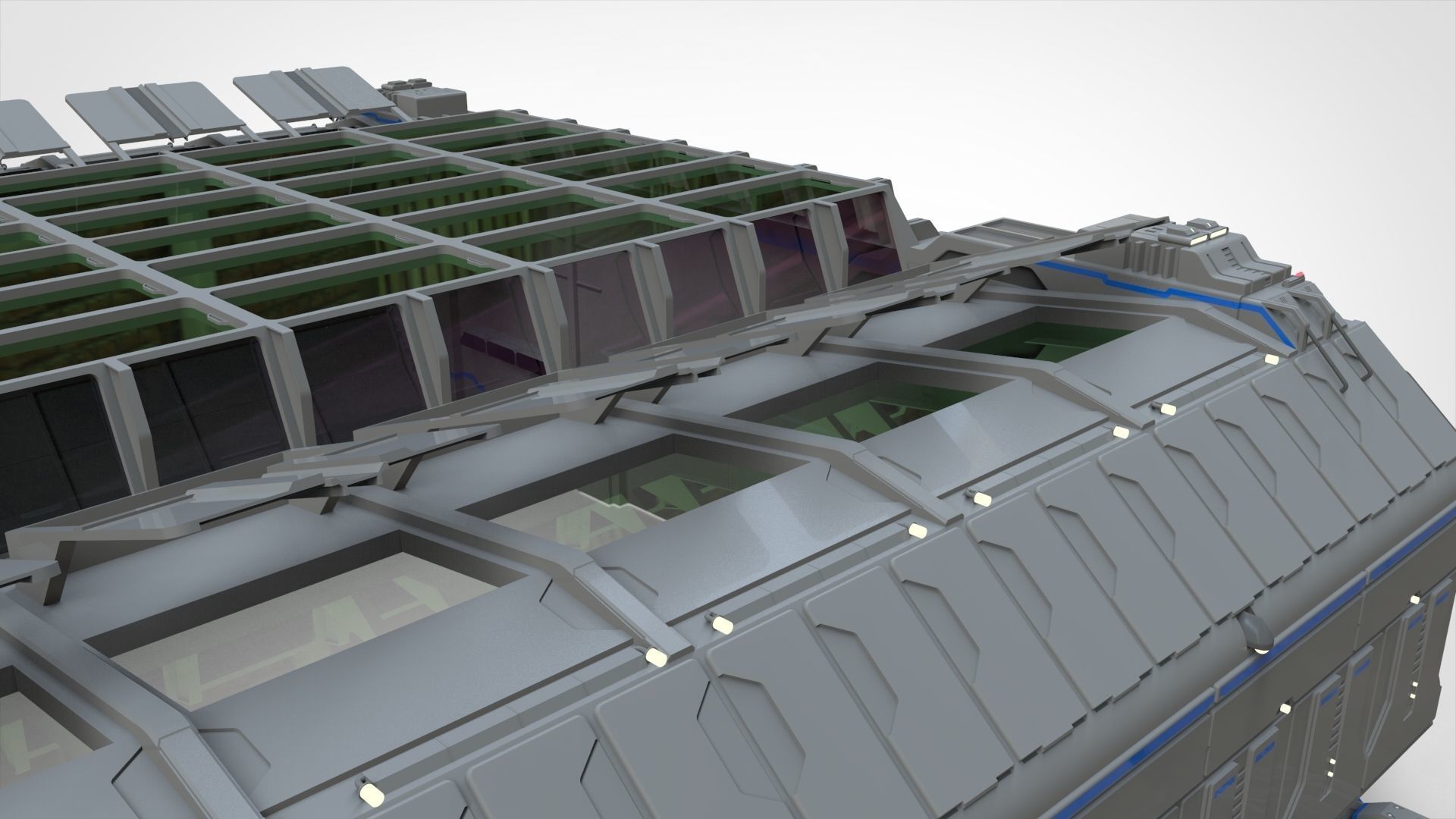 sci-fi architecture 1 3D model_18