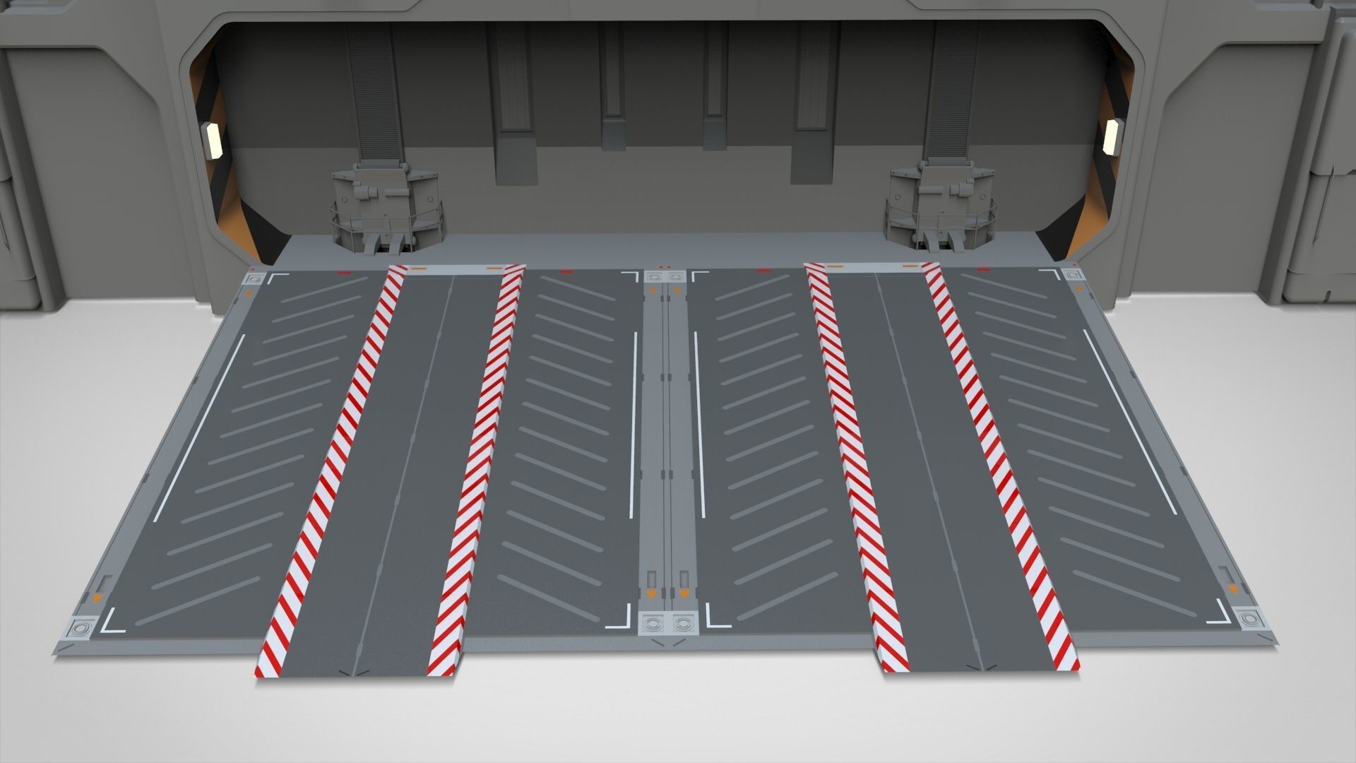 sci-fi architecture 1 3D model_15