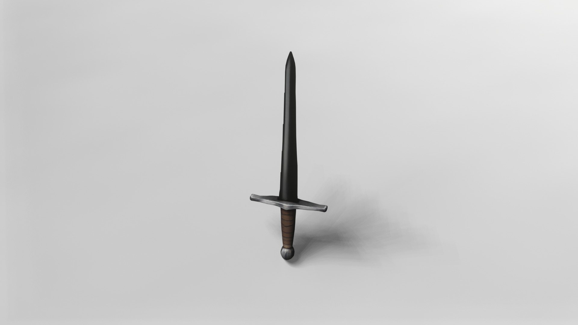 Medieval Longsword 3D Model 3D model_1