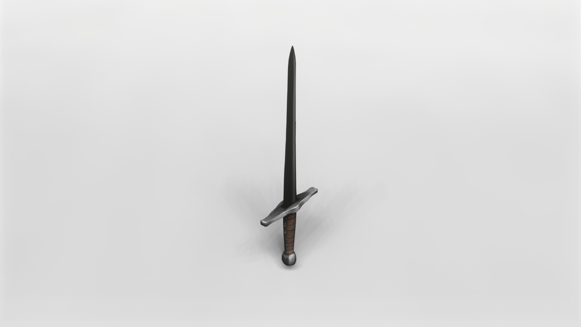 Medieval Longsword 3D Model 3D model_3