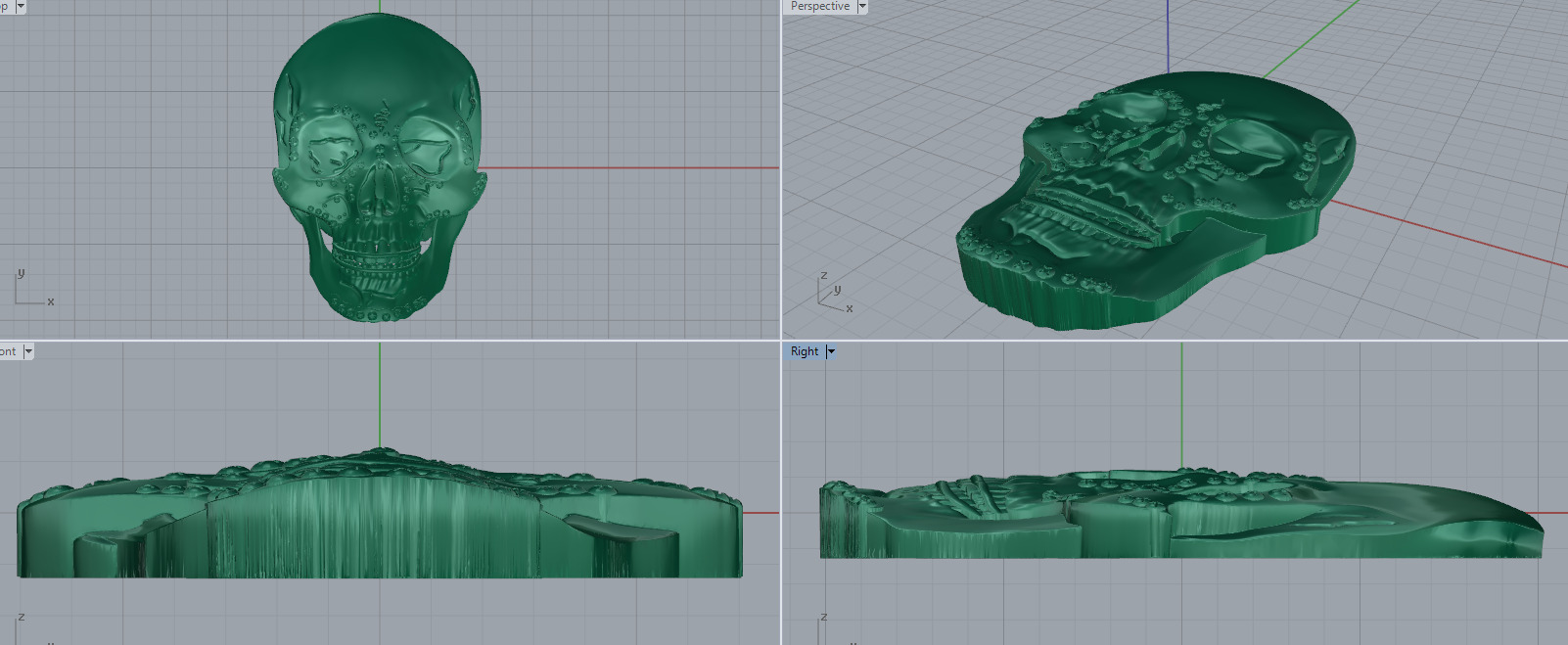 Skull 7 3D print model_3