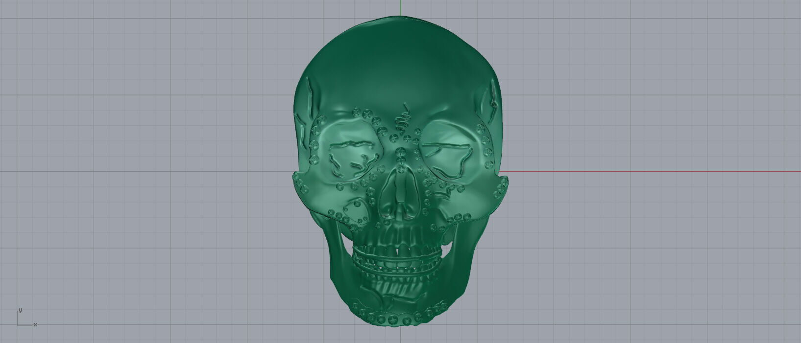 Skull 7 3D print model_4