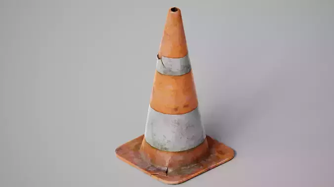 Post Apocalyptic  Traffic Cone 