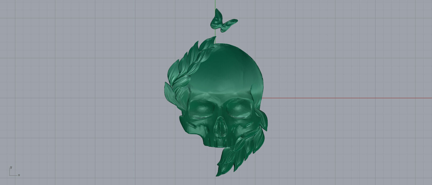 Skull 8 3D print model_4