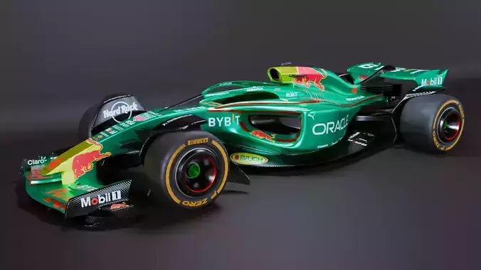 Formula 1 Car - Red Bull Green Concept