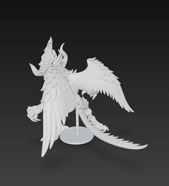 Flame-Headed Dreadlord   Mythical Demon King 3D Print Model 3D model_14