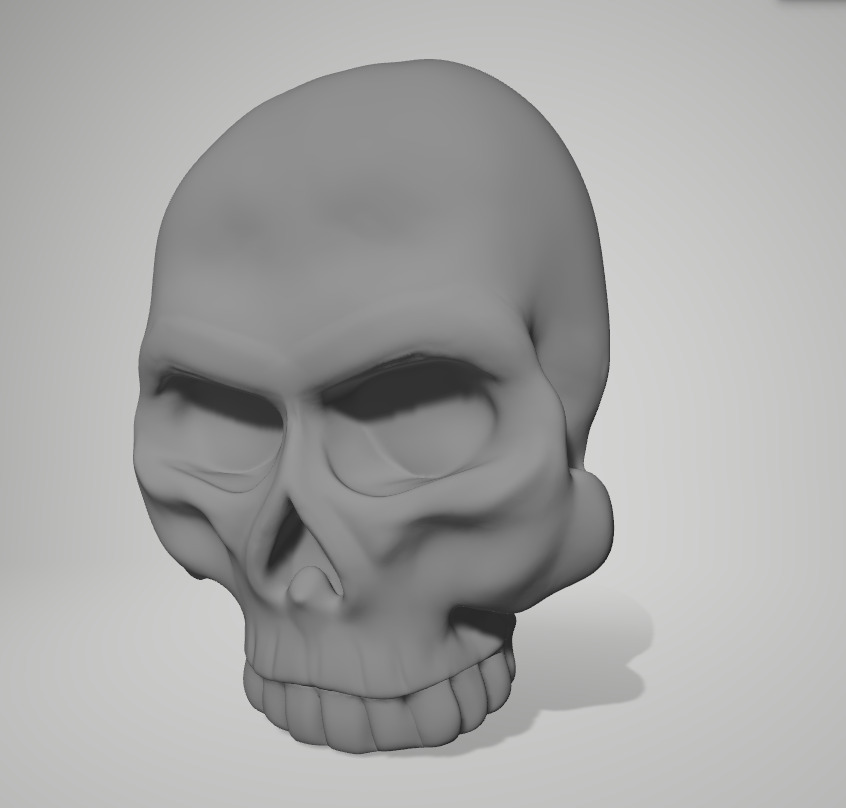 Skull 10 3D print model_3