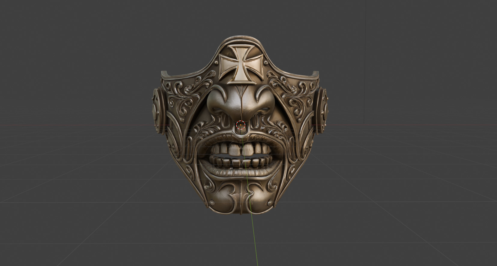 War hammer Face Wearable Mask 3D print model_1