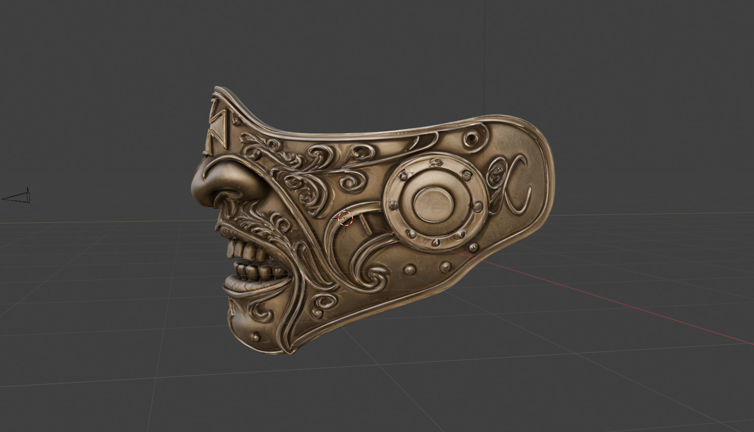 War hammer Face Wearable Mask 3D print model_2