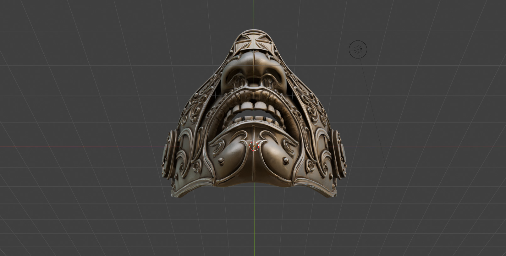 War hammer Face Wearable Mask 3D print model_5