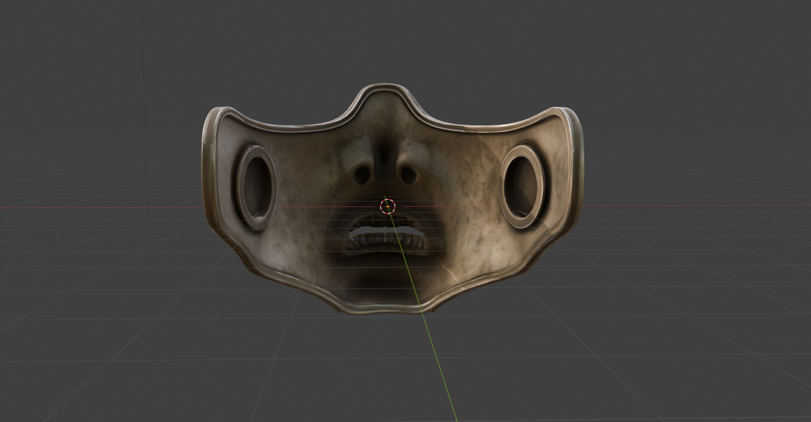 War hammer Face Wearable Mask 3D print model_3