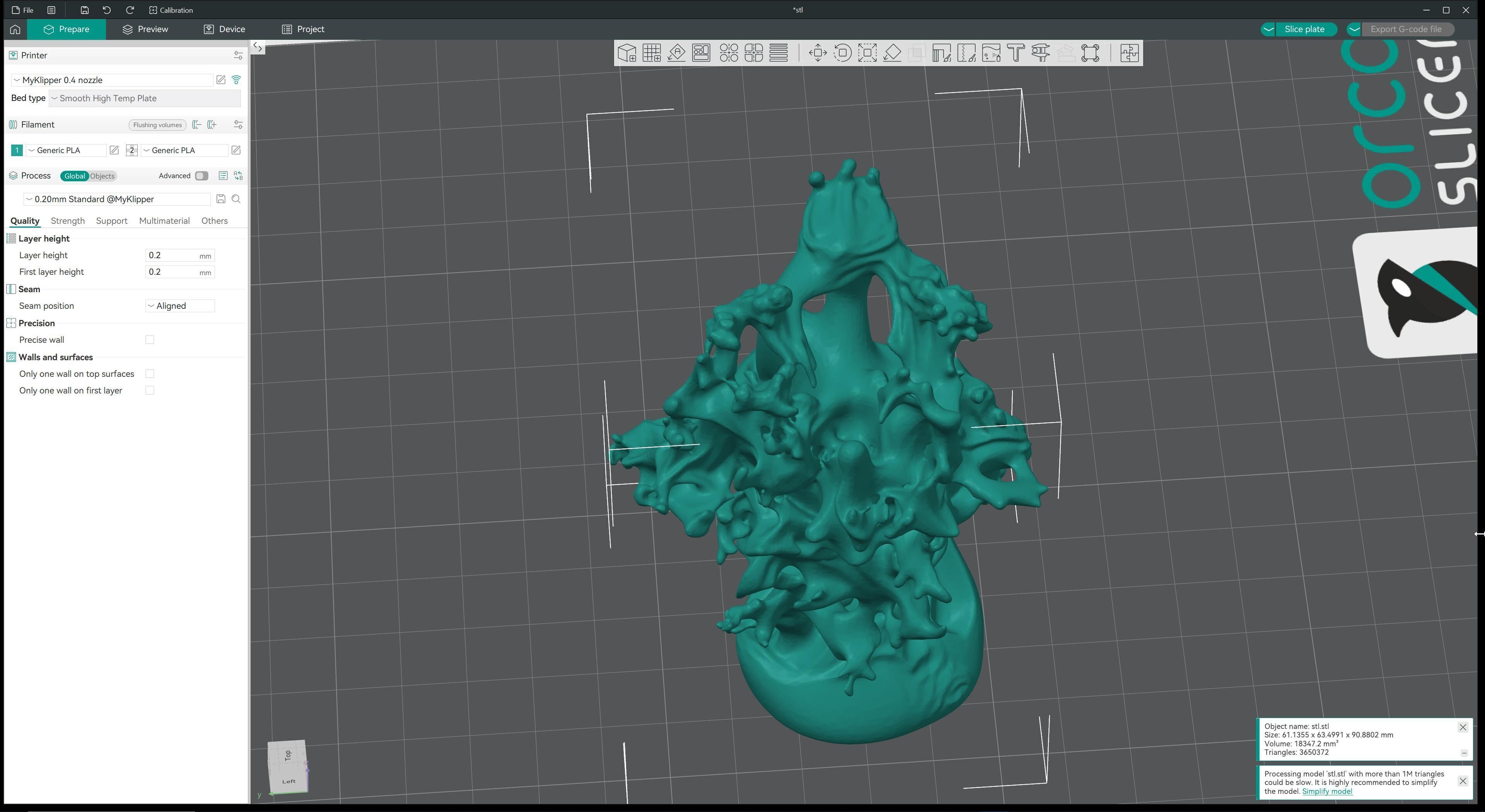 Abstract Ethereal Woman Flowing Spirit Statue 3D print model_19