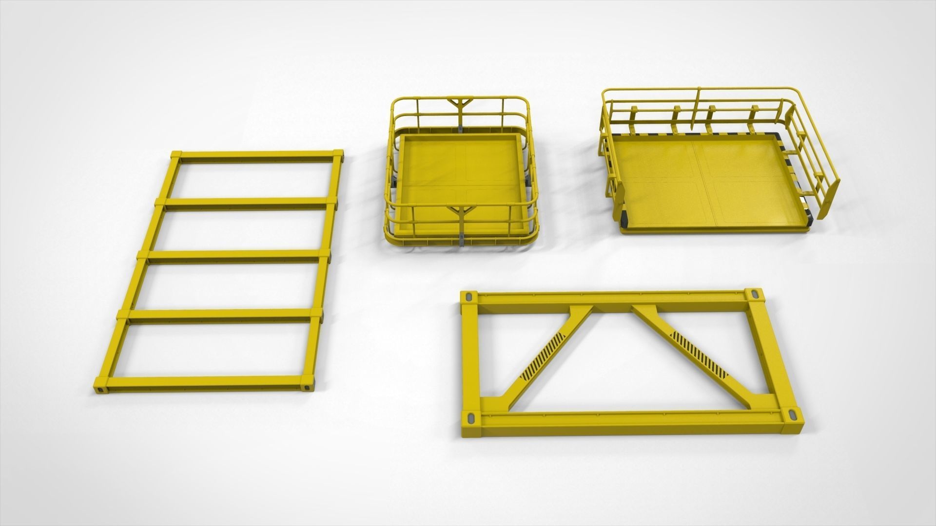 Sci-Fi architecture Elements collection 28 3D model_8