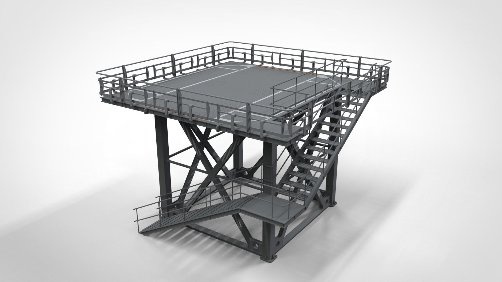 Sci-Fi architecture Elements collection 28 3D model_2