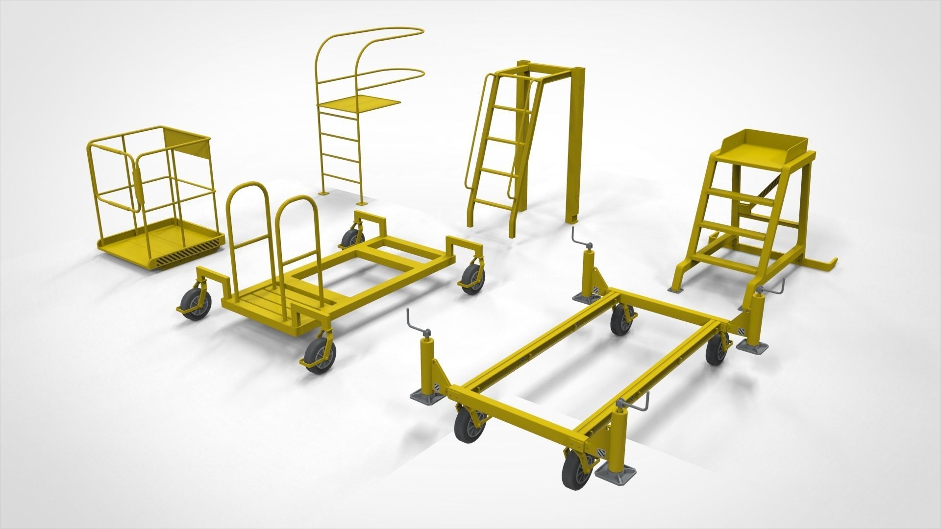 Sci-Fi architecture Elements collection 28 3D model_18