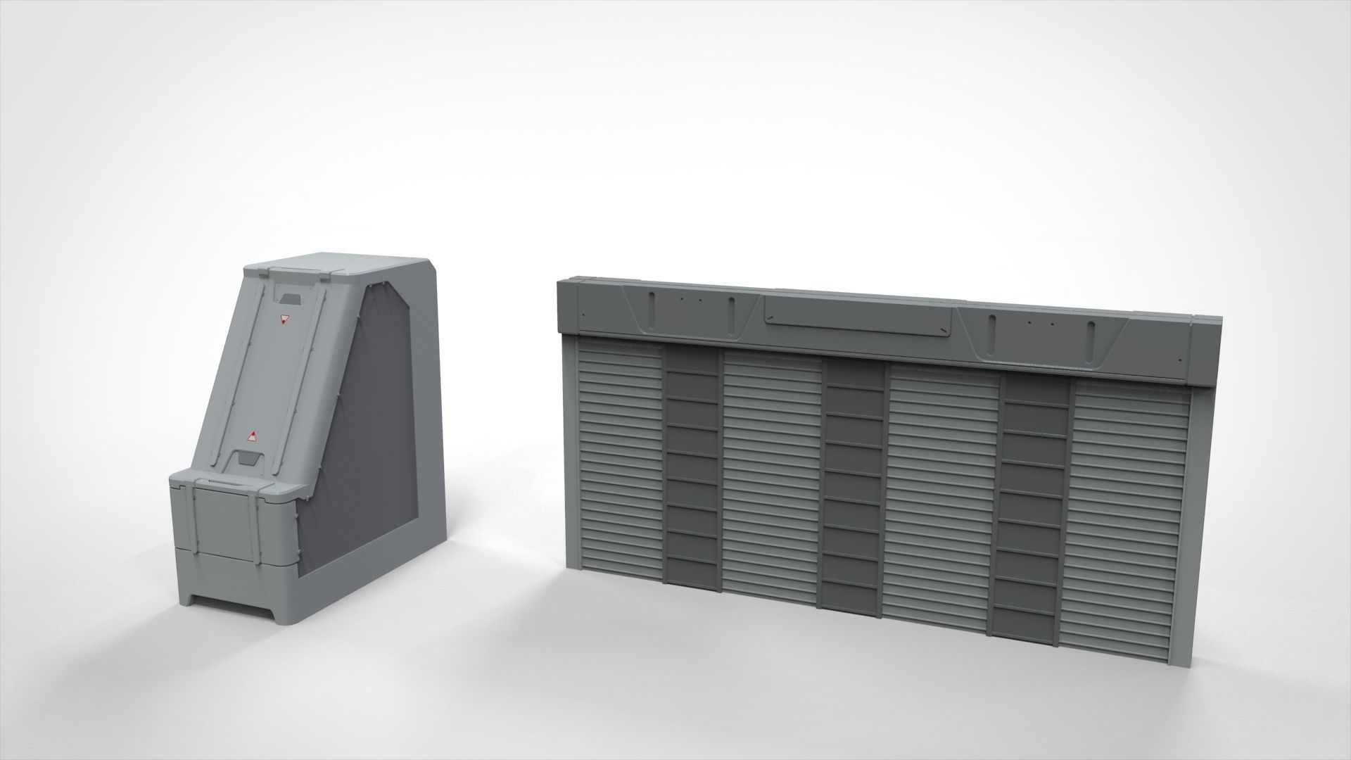 Sci-Fi architecture Elements collection 28 3D model_12