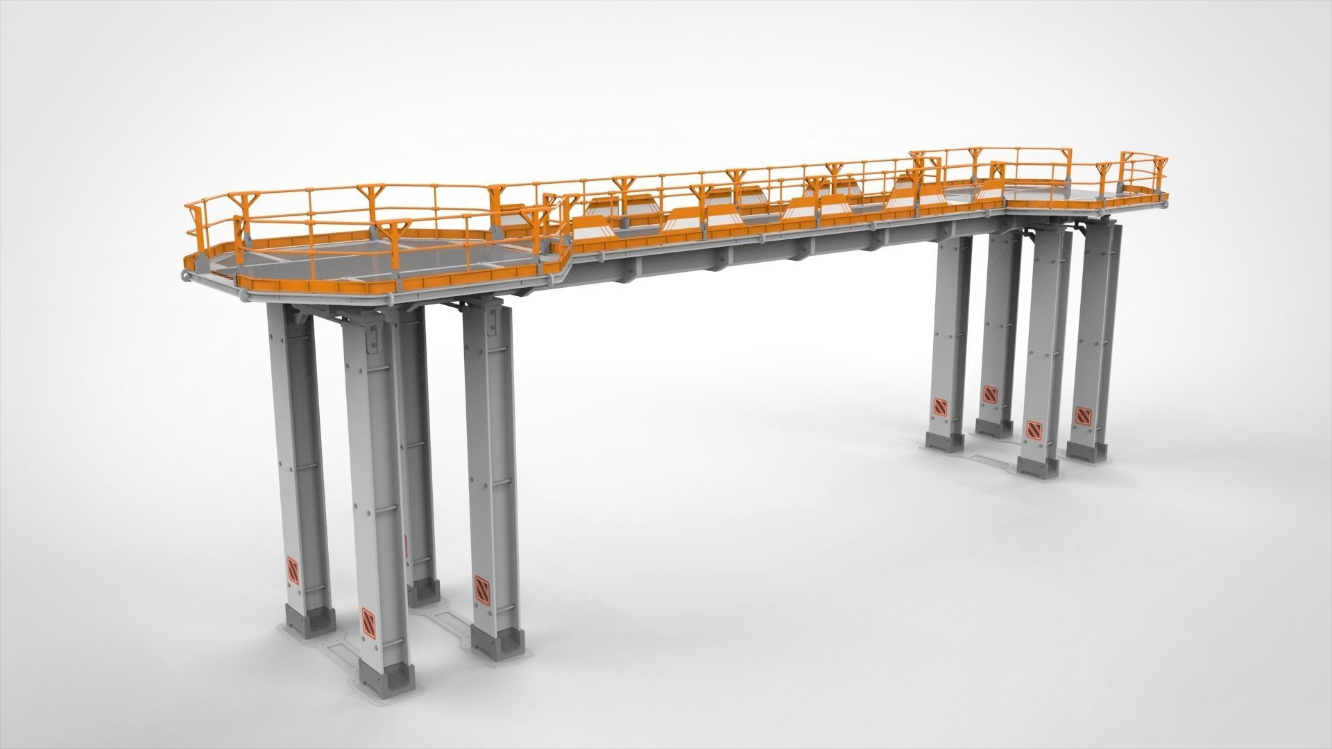 Sci-Fi architecture Elements collection 28 3D model_5