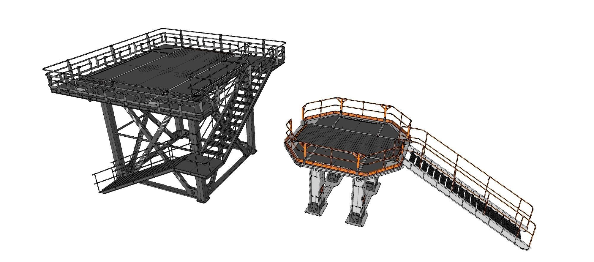 Sci-Fi architecture Elements collection 28 3D model_22