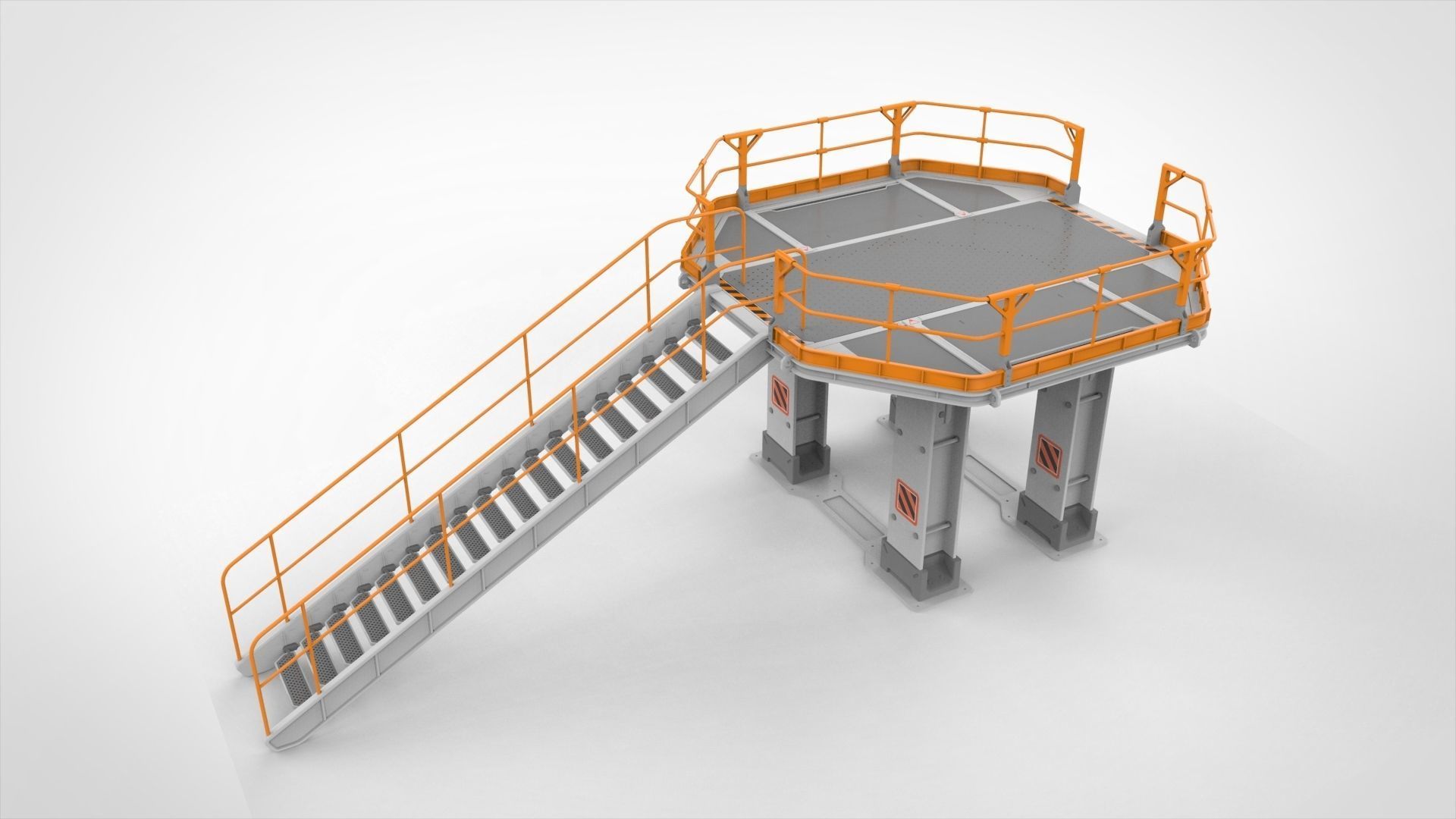 Sci-Fi architecture Elements collection 28 3D model_9