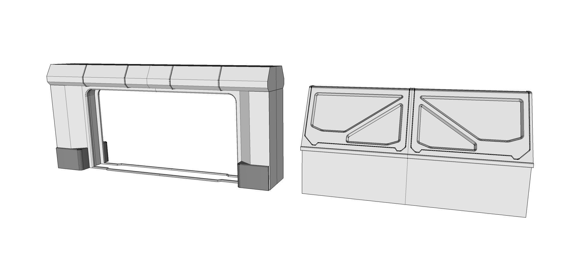 Sci-Fi architecture Elements collection 28 3D model_27