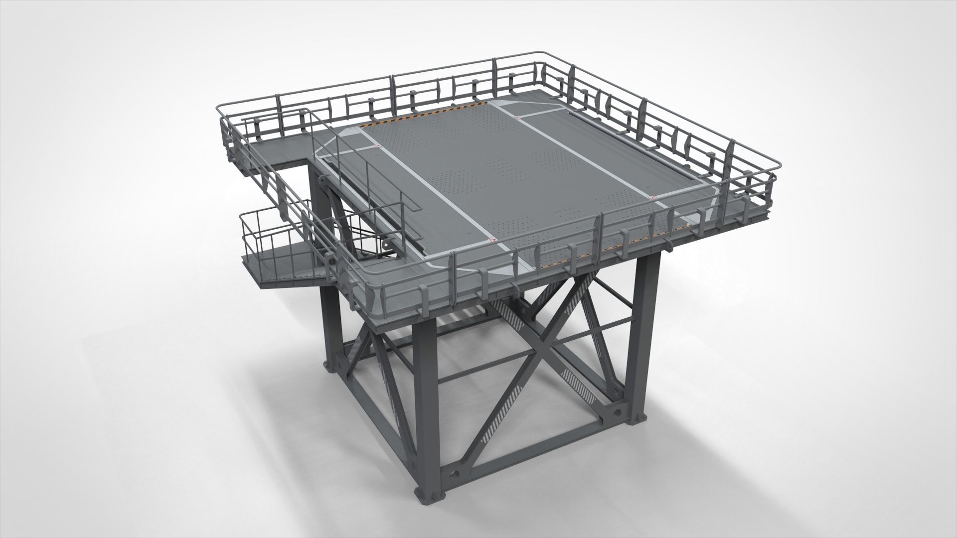 Sci-Fi architecture Elements collection 28 3D model_3