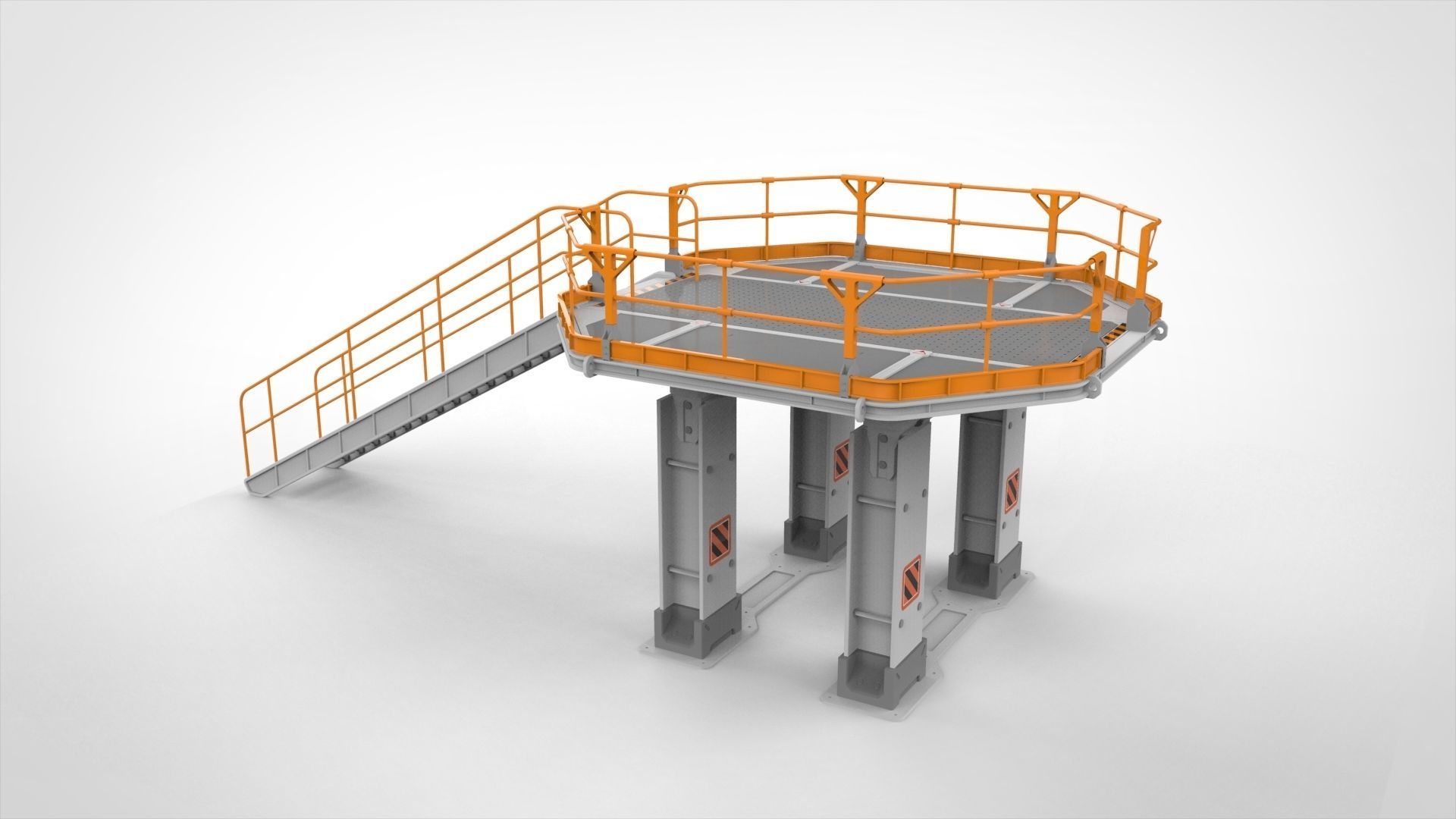 Sci-Fi architecture Elements collection 28 3D model_10