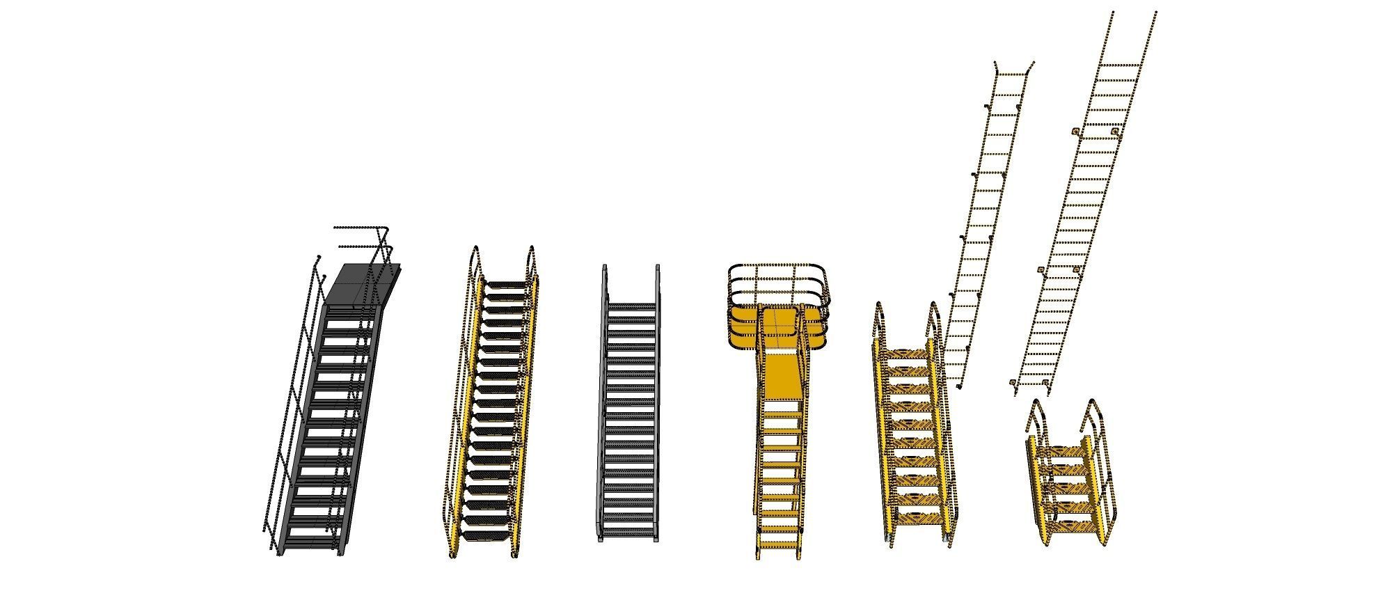 Sci-Fi architecture Elements collection 28 3D model_31