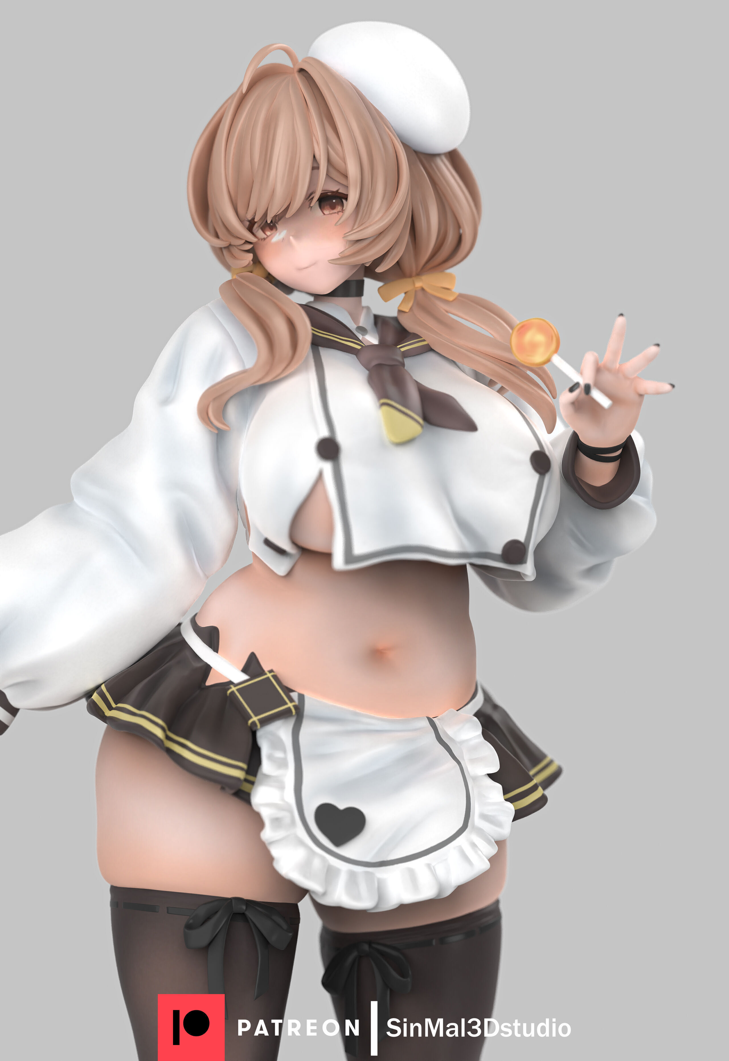 Bready nikke 3D print model_7