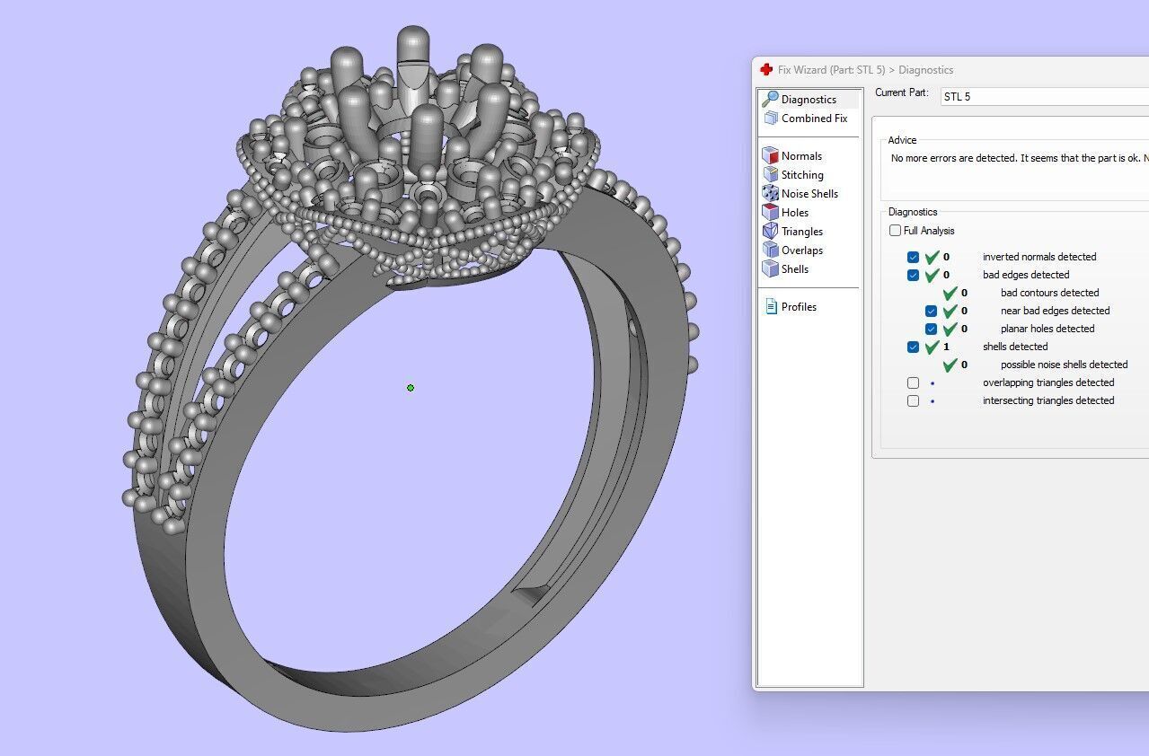 Solitaire Ring Collection 3D print model_12