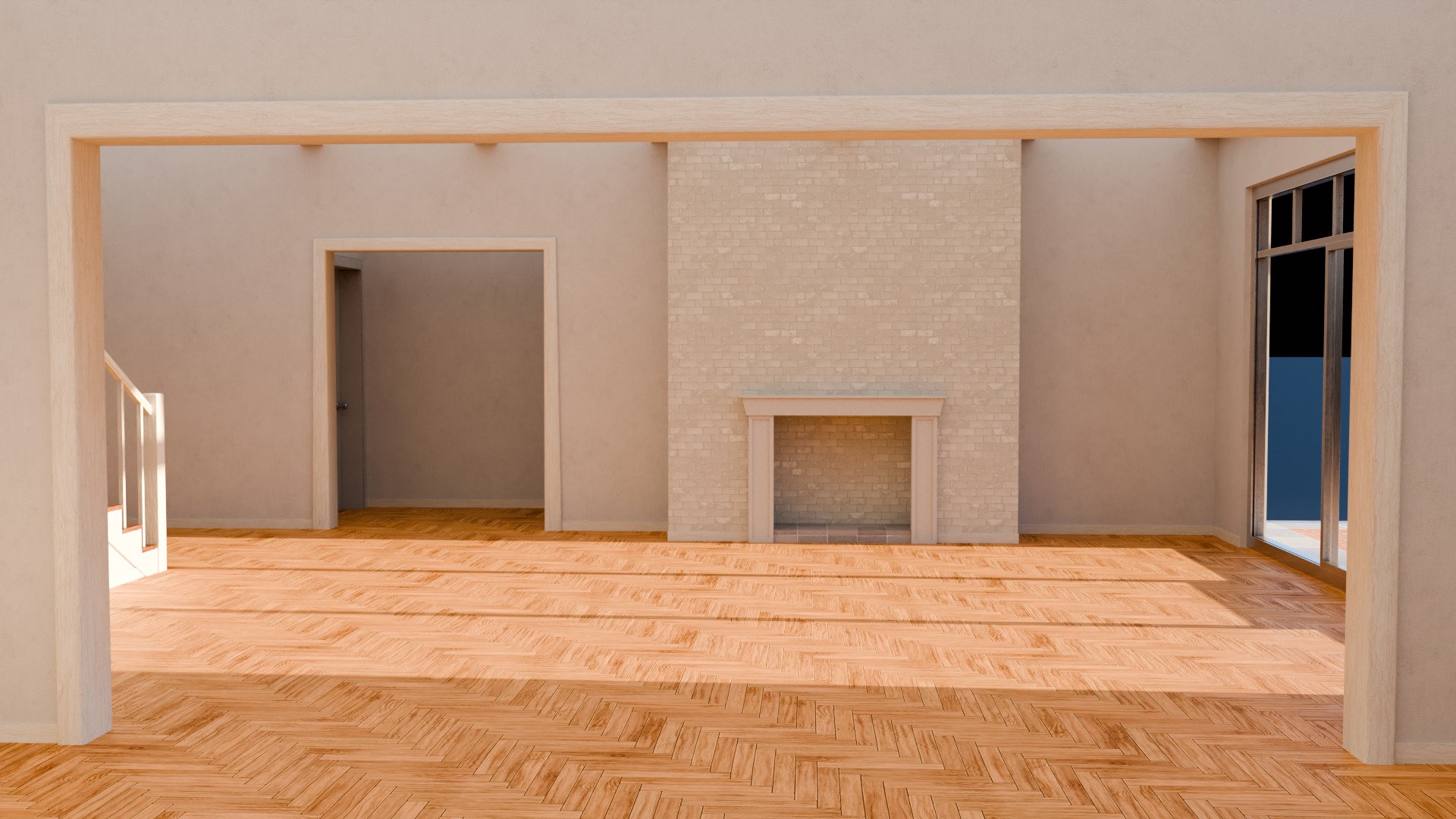 Enterable Houses 3D Model Collection_3