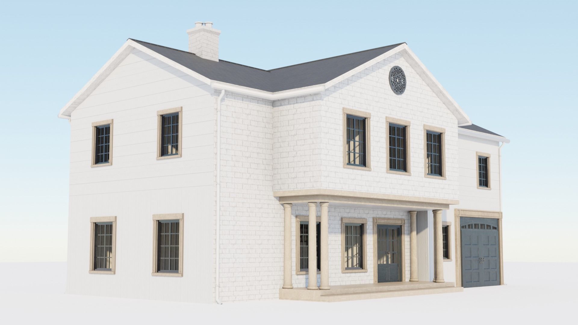 Enterable Houses 3D Model Collection_5