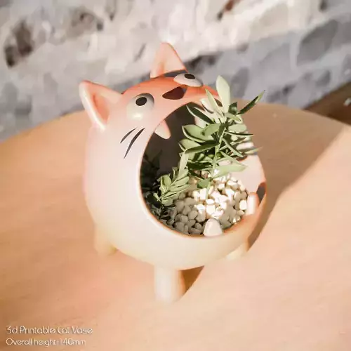 Hungry Cat Vase