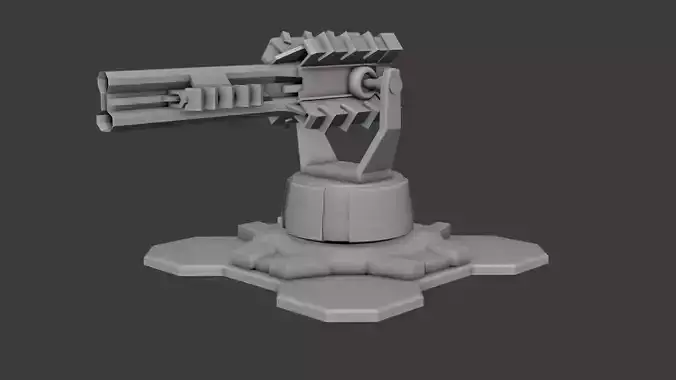 Ray gun turret 