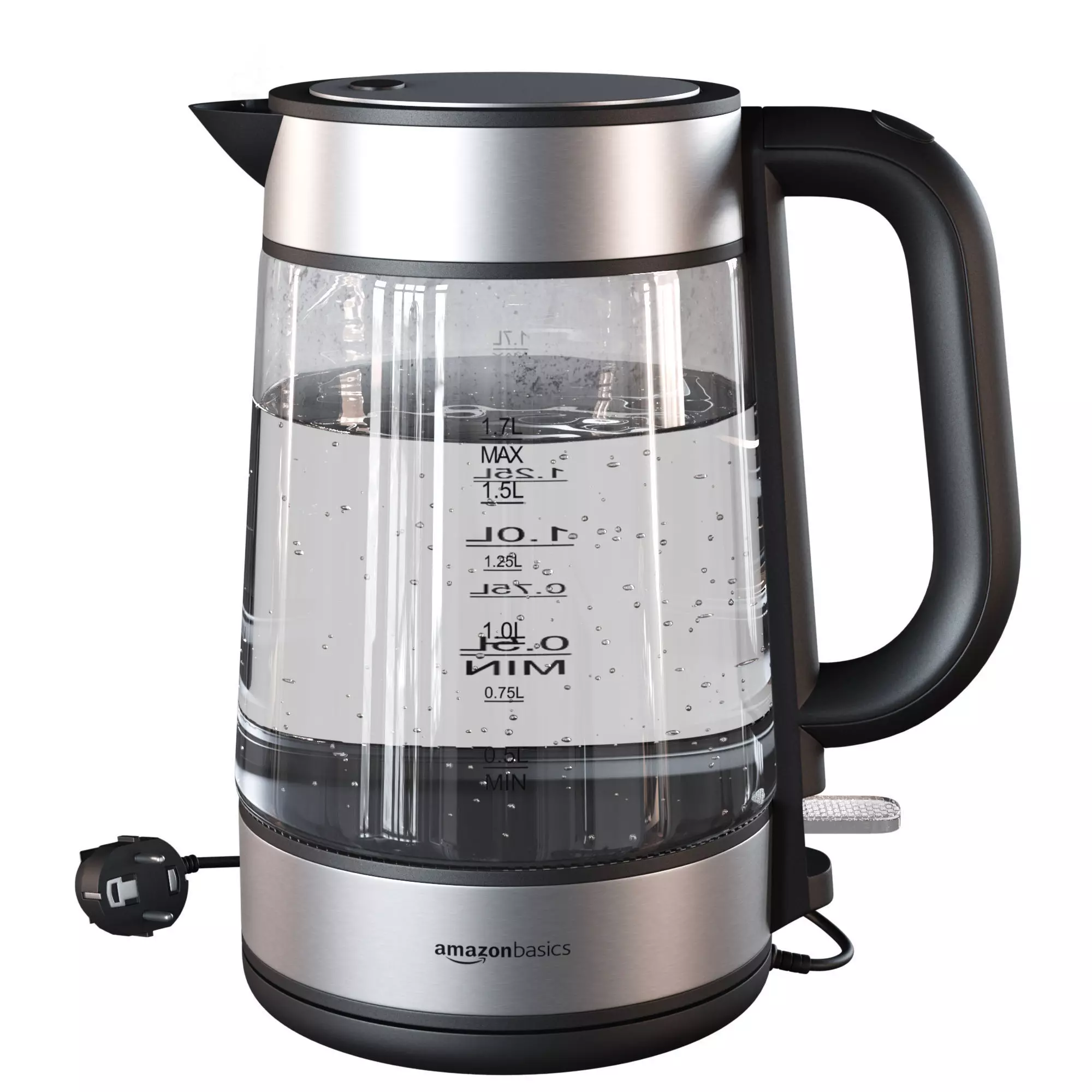 Amazon Basics Glass Electric Kettle 3D model_0