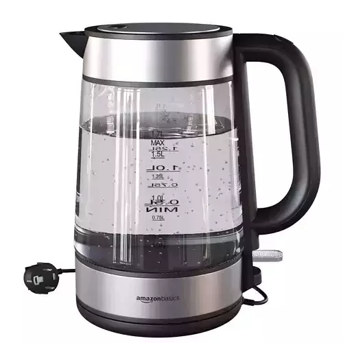 Amazon Basics Glass Electric Kettle 3D model