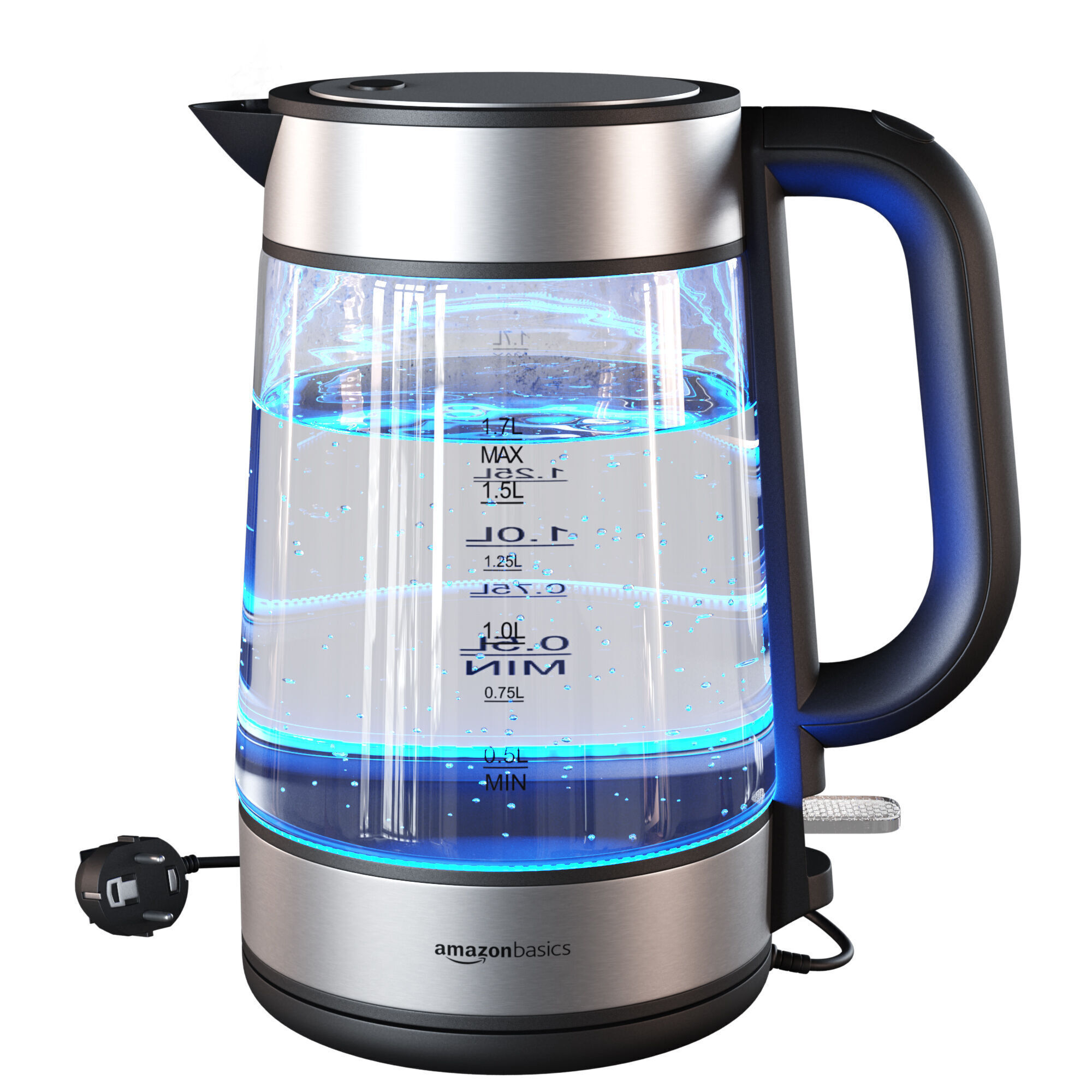 Amazon Basics Glass Electric Kettle 3D model_1