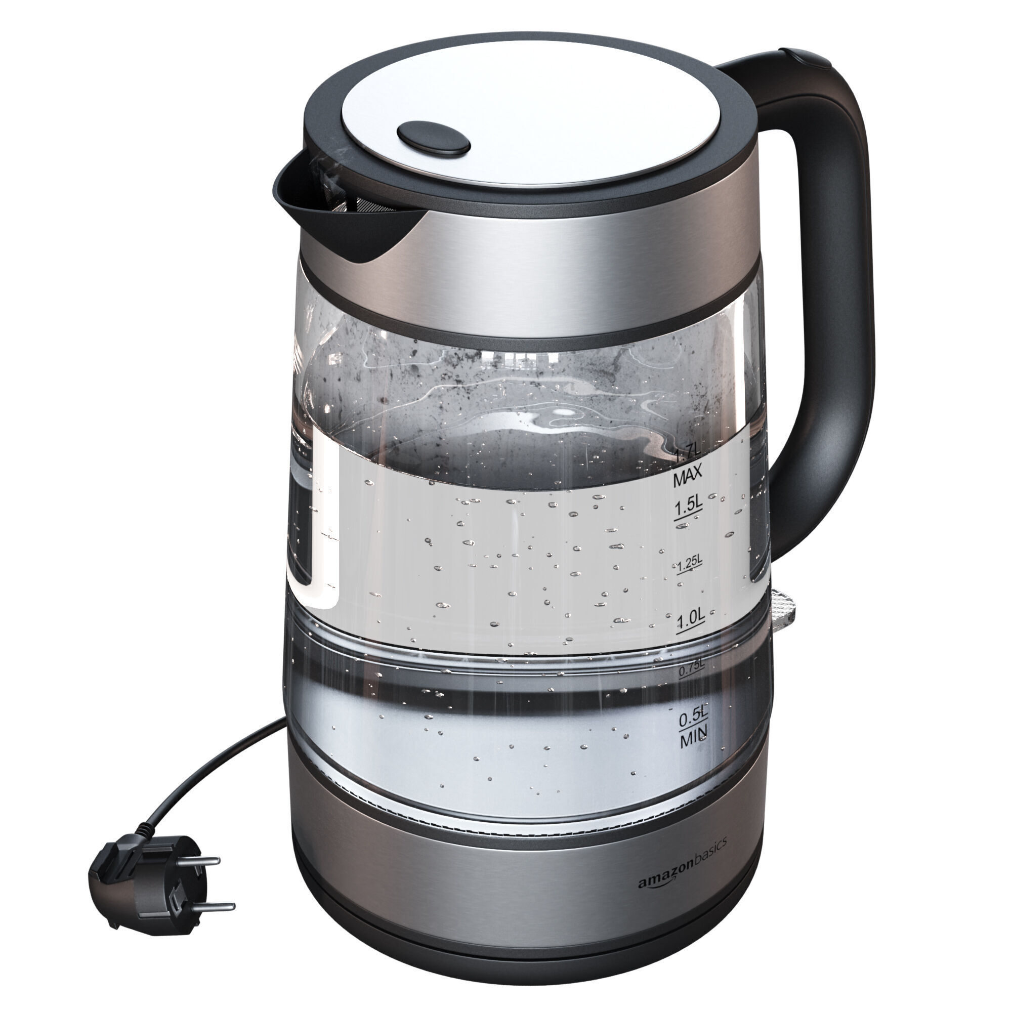 Amazon Basics Glass Electric Kettle 3D model_2