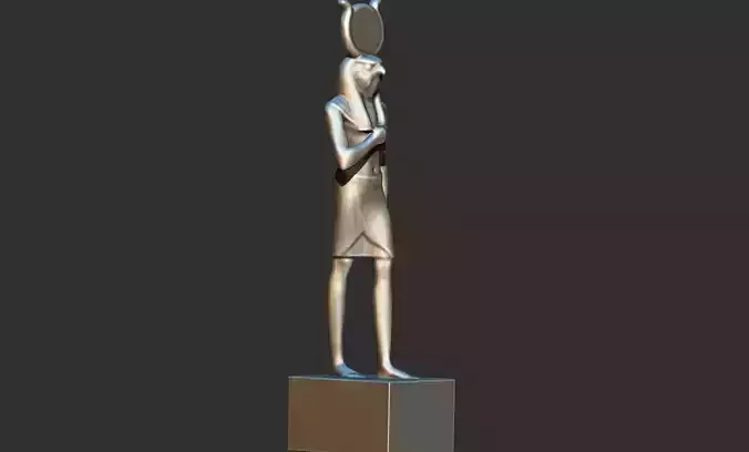 Horus Egyptian Sun God Ra-Harakti low poly 3d printable model