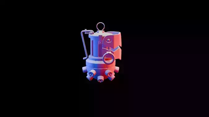 Jinx grenade model 3D print model