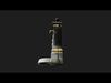 3D scan of Old Outdoor Cast Iron Hand Water Pump column Low-poly 3D model_1
