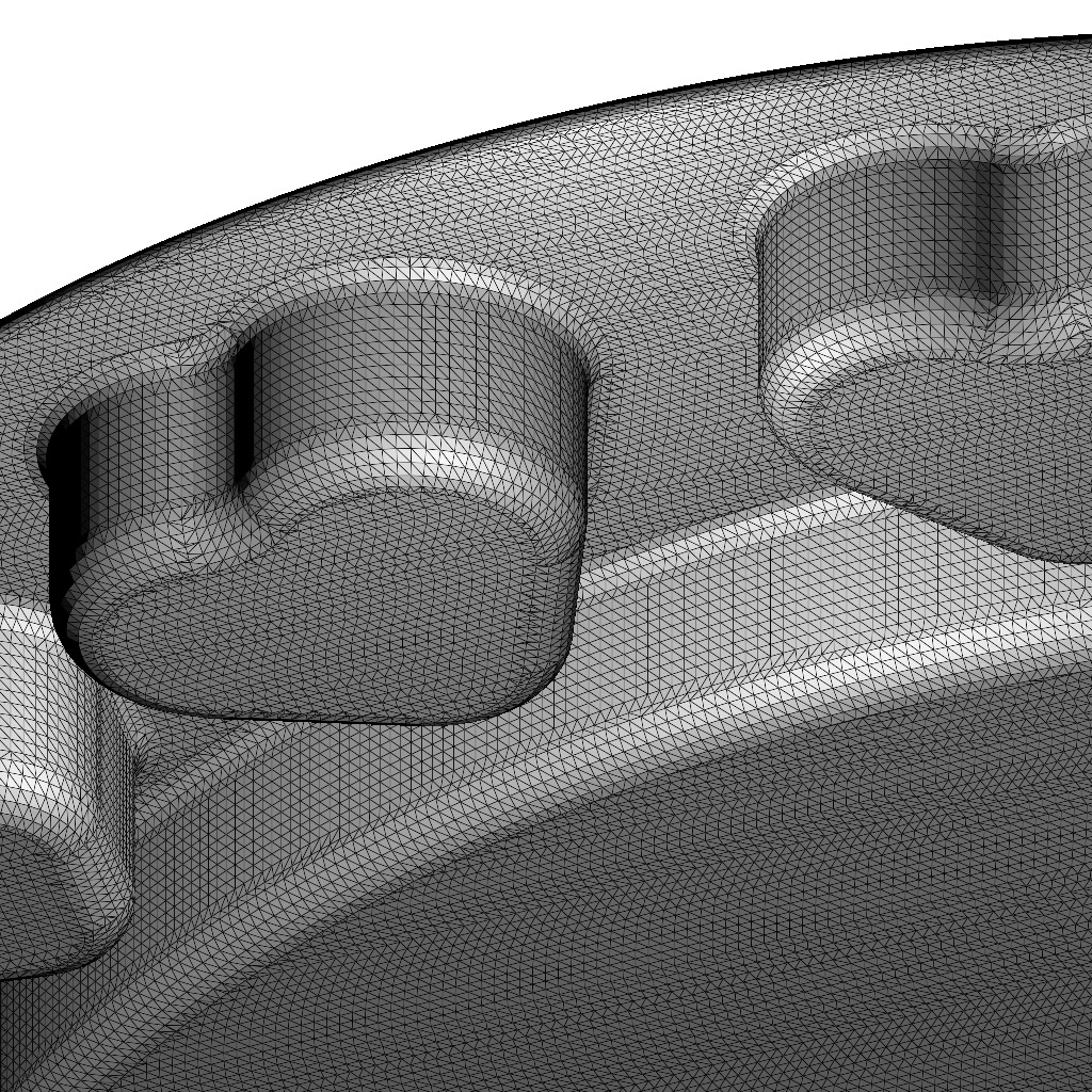 Premium Oval Heart Plate 3D print model_5